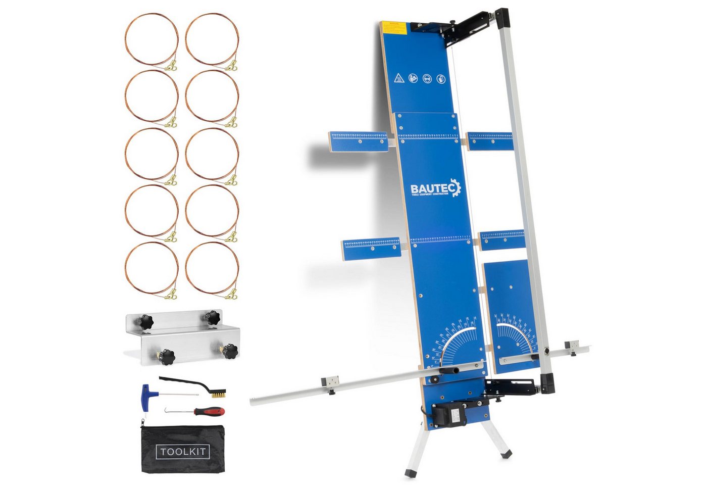 BAUTEC Heißdrahtschneider GAZELLE 4 » Starter-Set (10 Drähte Gerüsthalterung) Styroporschneider, Kombi-Set von BAUTEC