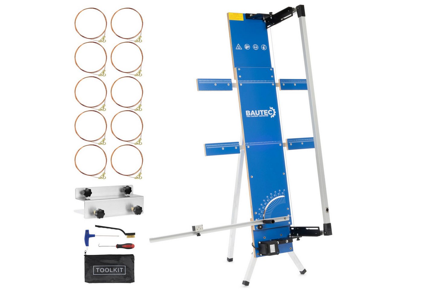 BAUTEC Heißdrahtschneider GAZELLE 5 » Starter-Set (10 Drähte Gerüsthalterung) Styroporschneider, Kombi-Set von BAUTEC