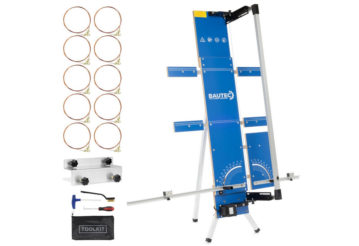 BAUTEC Heißdrahtschneider GAZELLE 6 » Starter-Set (10 Drähte Gerüsthalterung) Styroporschneider, 230 in V, Kombi-Set von BAUTEC