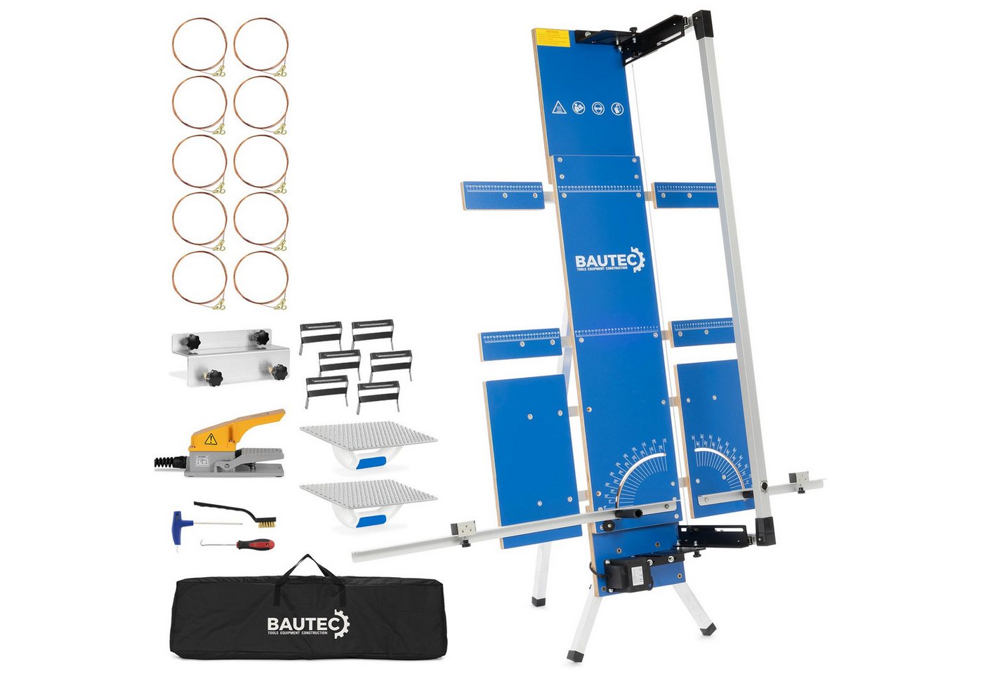 BAUTEC Heißdrahtschneider GAZELLE 7 » 10x Heißdraht, Tasche, Gerüsthalterung » Styroporschneider, 230 in V, Kombi-Set BAUTEC Heißdrahtschneider GAZELLE 7 » 10x Heißdraht, Tasche, Gerüsthalterung » Styroporschneider, 230 in V, Kombi-Set von BAUTEC