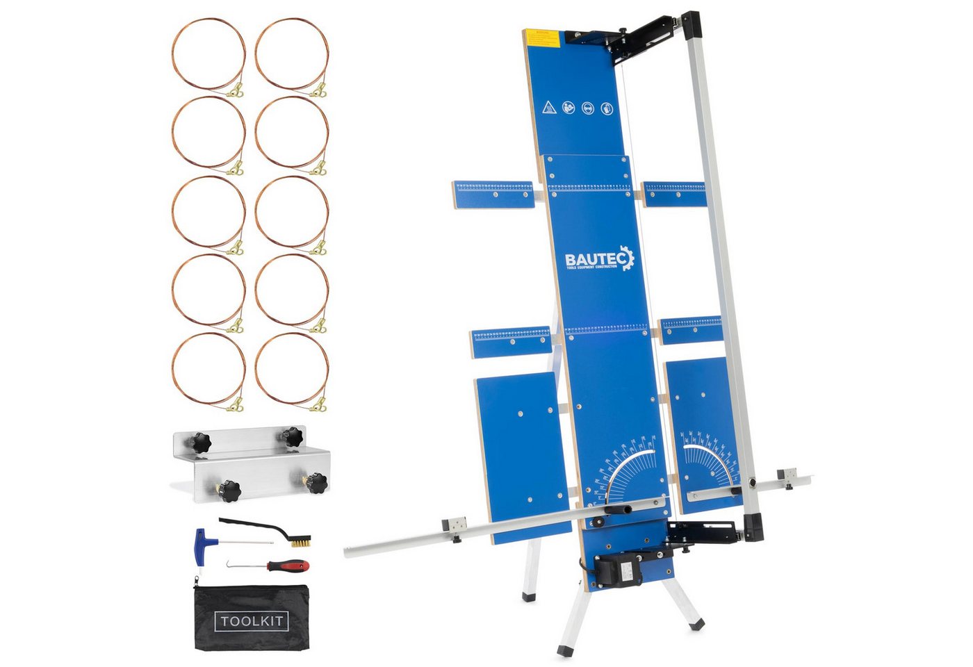 BAUTEC Heißdrahtschneider GAZELLE 7 » Starter-Set (10 Drähte Gerüsthalterung) Styroporschneider, Kombi-Set von BAUTEC