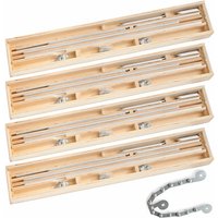 BAUTEC Winkelschablone inkl. Rundungselement » Profi-Set 4 » 69-tlg. » Treppen-Schablone » Treppenlehre von BAUTEC