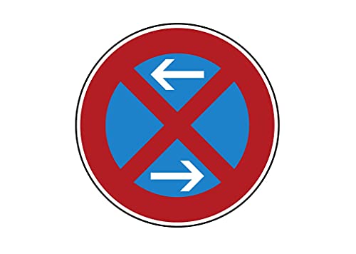 BAUZAUNWELT Verkehrszeichen „Absolutes Haltverbot“ Mitte – Aufstellung rechts | StVO-konform mit RAL-Gütezeichen – Ø 600 mm Alu 2 mm Flachform, Folie RA1A | Haltverbotsschild Parkplatz & Straße BAUZAUNWELT Verkehrszeichen „Absolutes Haltverbot“ Mitte – Aufstellung rechts | StVO-konform mit RAL-Gütezeichen – Ø 600 mm Alu 2 mm Flachform, Folie RA1A | Haltverbotsschild Parkplatz & Straße von Bauzaunwelt