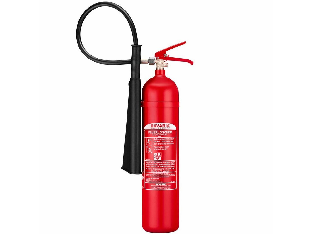 BAVARIA Brandschutz CO2-Feuerlöscher Sigma 5, CO2, Für Elektrobrände, rückstandsfreies Löschmittel BAVARIA Brandschutz CO2-Feuerlöscher Sigma 5, CO2, Für Elektrobrände, rückstandsfreies Löschmittel von BAVARIA Brandschutz
