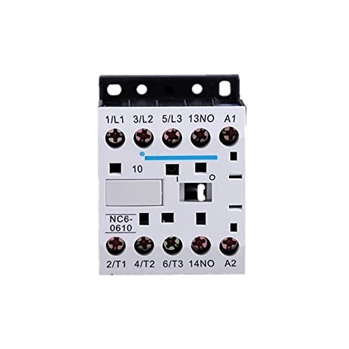 1Pcs AC Schütz NC6-0910 NC6-0901 NC6-0610 NC6-0601 24V 220V Schalter (Color : NC6-0610 220V) von BAWHO
