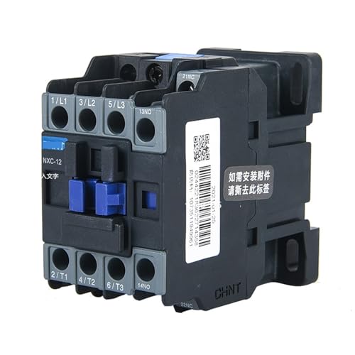 BAWHO NXC-09 NXC-12 NXC-18 NXC-25 NXC-32 LC1 NXC Schütz Magnetische AC Schütz AC24V 36V 110V 220V 380V 1Pcs (Color : NXC-12, Size : 24V) von BAWHO