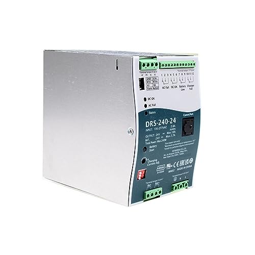 DRS-240 Intelligentes Sicherheitsschaltnetzteil, 12 V, 24 V, 36 V, 48 V, 240 W, AIl-in-einem, 1 Stück (Größe: 90–305 VAC, Farbe: 36 V _ 240 W) von BAWHO