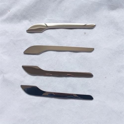 BAYDE Kratzfeste Griffabdeckung Auto Türgriff Abdeckung Trim Aufkleber Metall Edelstahl Chrom Zubehör Für Tesla Für Modell 3 Y 2023 2024 von BAYDE