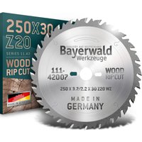 Bayerwald Werkzeuge - hm Kreissägeblatt - 250 x 3.2/2.2 x 30 Z20 wz von BAYERWALD WERKZEUGE