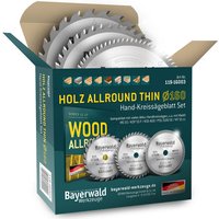 Holz allround thin Ø160 Akku Hand-Kreissägeblatt Set von BAYERWALD WERKZEUGE