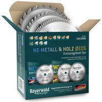 Ne-metall & holz Ø225 Hand-Kreissägeblatt Set von BAYERWALD WERKZEUGE