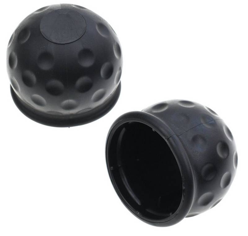 BAYLI Abdeckkappe 2 x Anhängerkupplung Schutzkappe Gummi, AHK Kappe in Golfball-Form von BAYLI