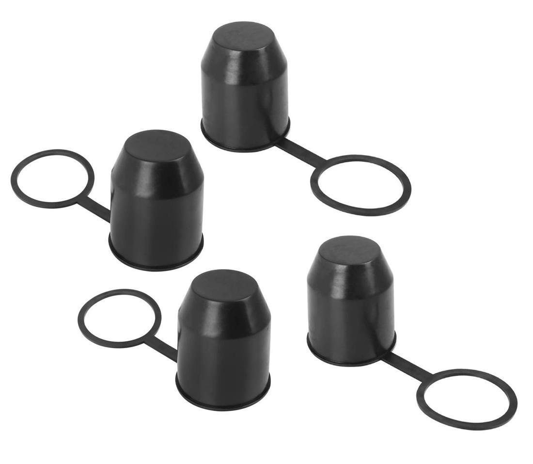 BAYLI Abdeckkappe 4er Set Anhängerkupplung Schutzkappe mit Sicherungsring, AHK Kappe BAYLI Abdeckkappe 4er Set Anhängerkupplung Schutzkappe mit Sicherungsring, AHK Kappe von Bayli