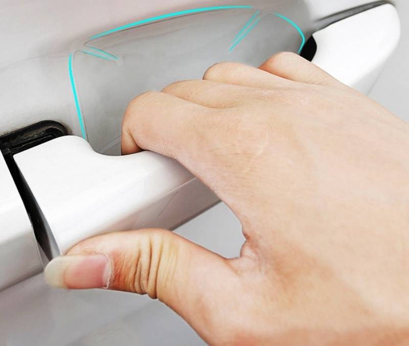 BAYLI Abdeckkappe 4er Set Lackschutzfolie für Auto Türgriffe, 4 Stück Lackschutzfolien von BAYLI