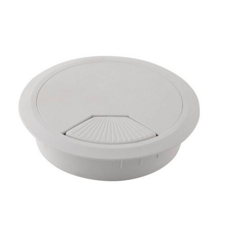 BAYLI Isolierband 1 x Kabeldurchführung Schreibtisch 80mm - Farbe [weiß] - Kabeldurchlas von BAYLI