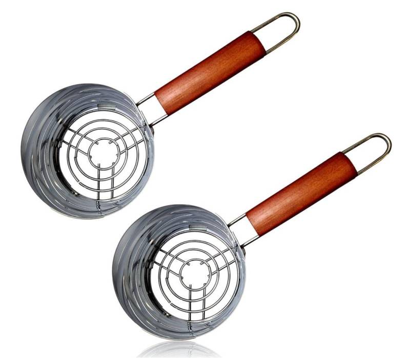 BAYLI Kohlekorb 2er Set - Shisha Kohlebehälter, Anzündkamin, Kohlekorb für die Shisha von BAYLI