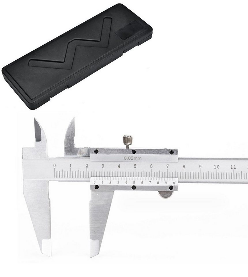 BAYLI Messschieber Messschieber analog 150 mm, Schieblehre mit Aufbewahrungsbox, analog BAYLI Messschieber Messschieber analog 150 mm, Schieblehre mit Aufbewahrungsbox, analog von BAYLI
