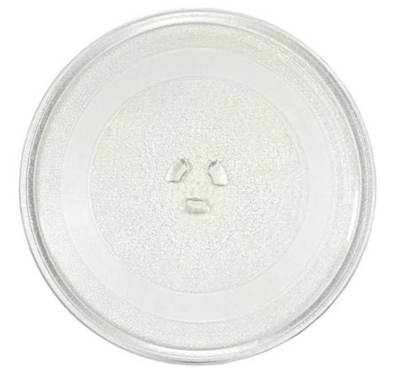 BAYLI Mikrowellenteller Mikrowellenteller 24,5 cm, Drehteller für Mikrowelle, Glasteller von BAYLI