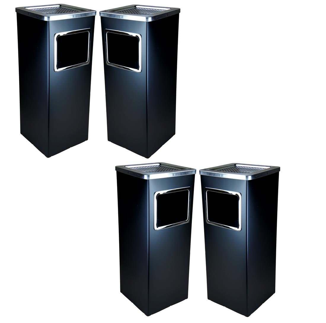 BAYLI Mülleimer 4 Stück Standaschenbecher außen mit Inneneimer, 61,5 x 23 x 23 cm BAYLI Mülleimer 4 Stück Standaschenbecher außen mit Inneneimer, 61,5 x 23 x 23 cm von BAYLI