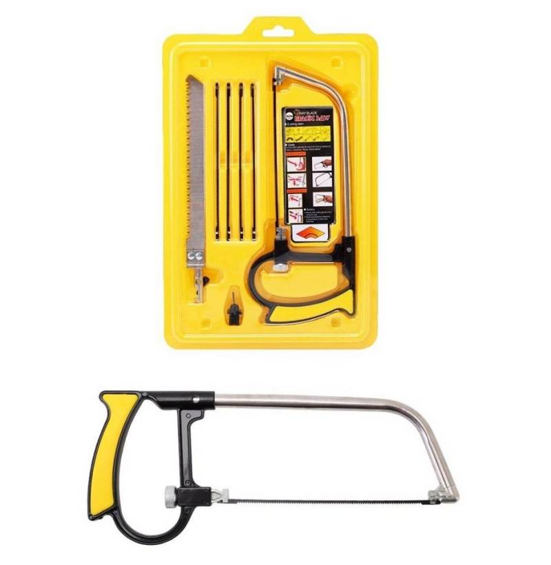 BAYLI Multitool 7 in 1 Mini Hand Bügelsäge Set für Holz & Metall, multifunktions von BAYLI