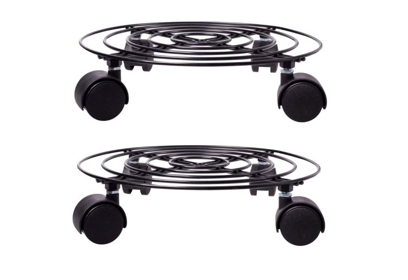 BAYLI Pflanzenroller 2er Set Pflanzenroller rund Metall, Untersetzer Blumenroller mit Ø 27 BAYLI Pflanzenroller 2er Set Pflanzenroller rund Metall, Untersetzer Blumenroller mit Ø 27 von BAYLI