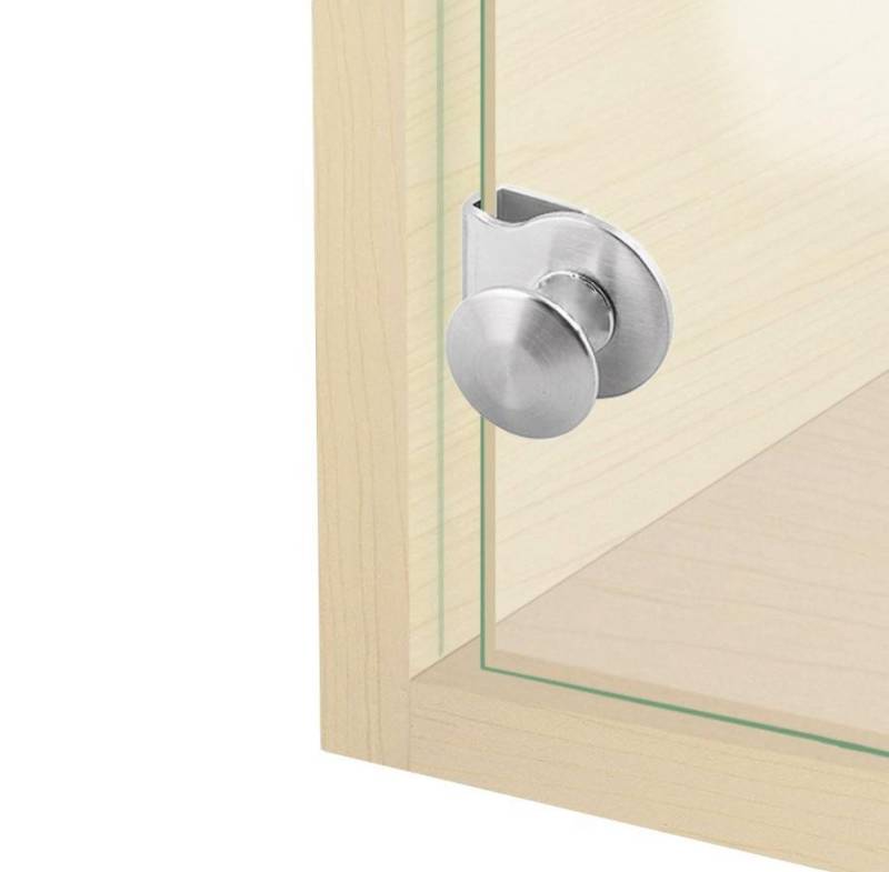BAYLI Regal 4er Set Glastürgriff l, Ziehgriff für Glastür - Befestigung mit Schra von BAYLI