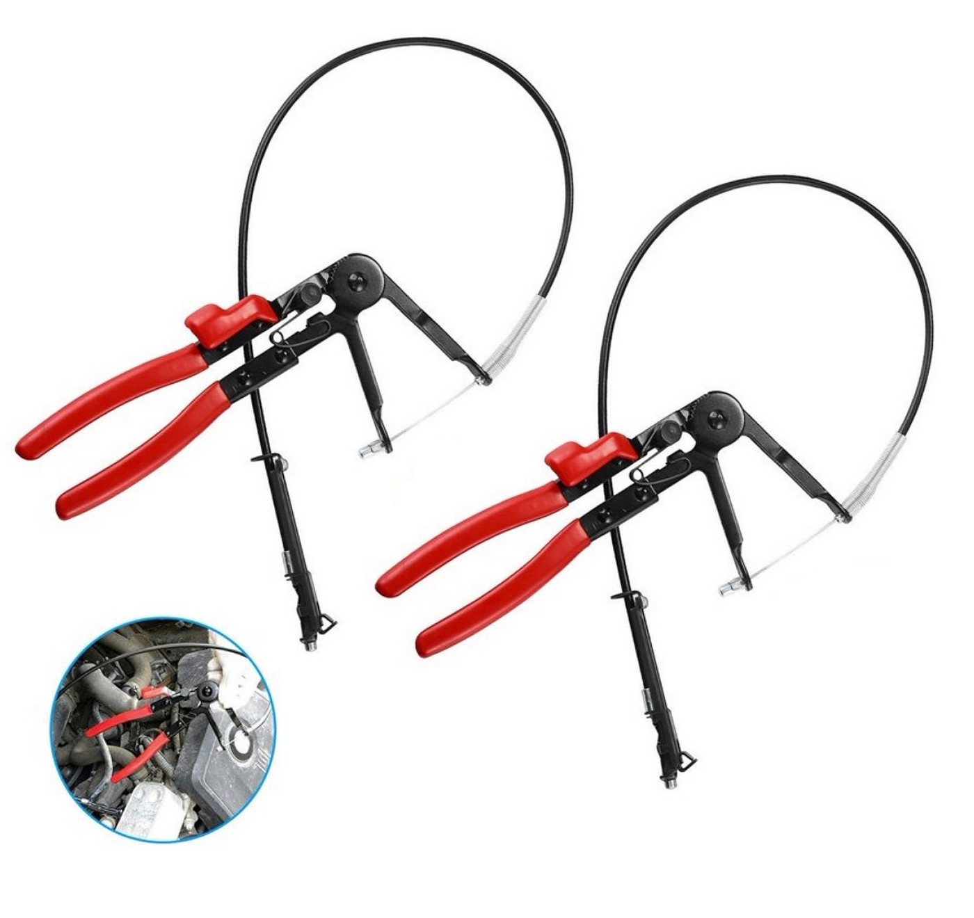BAYLI Schlauchklemmenzange 2er Set Flexible Schlauchklemmzange mit Bowdenzug und Arretierung BAYLI Schlauchklemmenzange 2er Set Flexible Schlauchklemmzange mit Bowdenzug und Arretierung von BAYLI