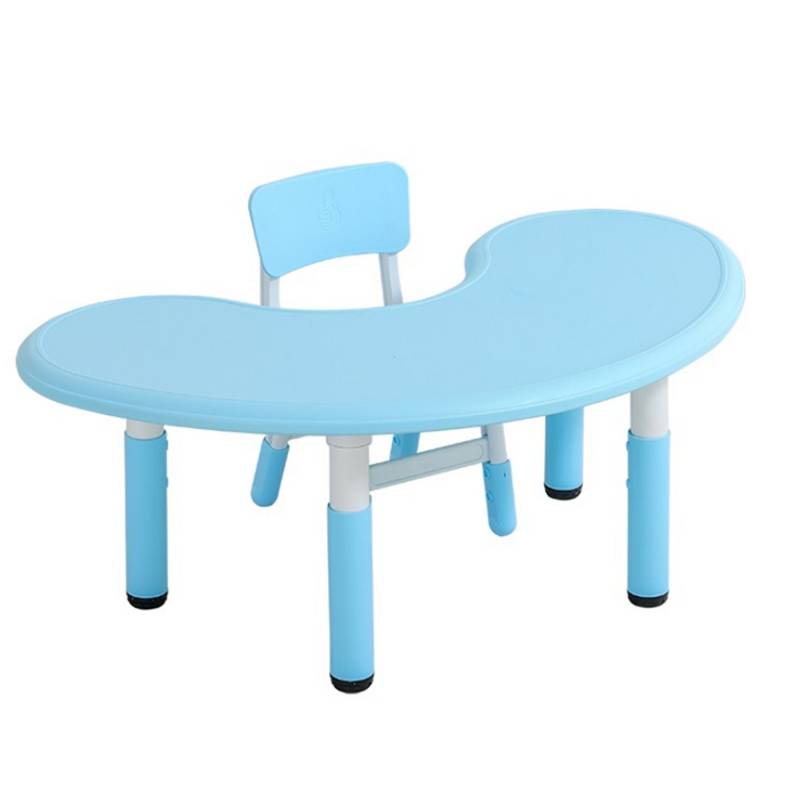 BAYLI Schreibtisch Höhenverstellbarer (43-51cm) Kinderschreibtisch mit Stuhl, 120 x 65 von BAYLI