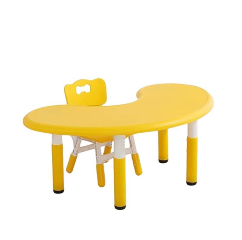 BAYLI Schreibtisch Höhenverstellbarer (43-51cm) Kinderschreibtisch mit Stuhl, 120 x 65 von BAYLI