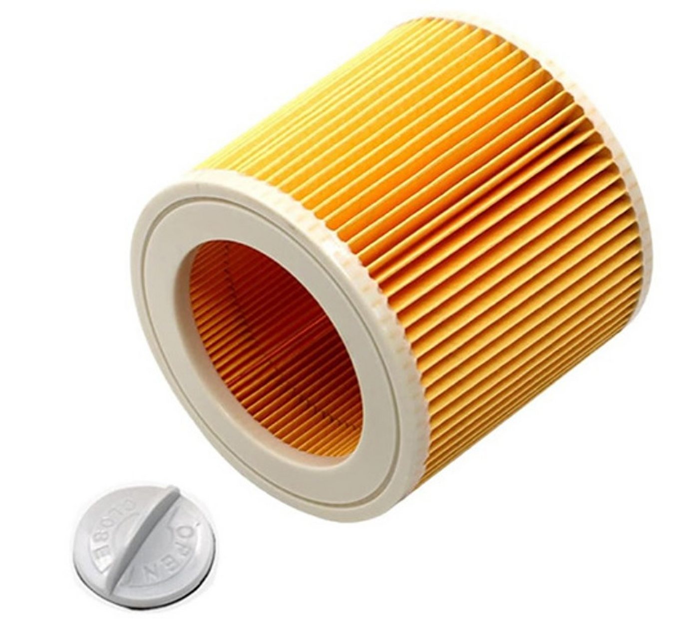 BAYLI Staubsaugerbeutel Kärcher Patronenfilter 6.414-552.0 inkl. Verschlussschraube – Hochwert BAYLI Staubsaugerbeutel Kärcher Patronenfilter 6.414-552.0 inkl. Verschlussschraube – Hochwert von BAYLI