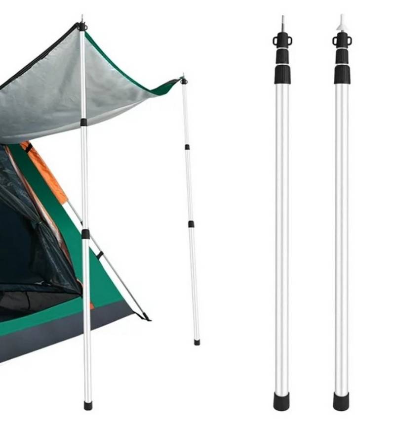BAYLI Teleskopstiel 2er Set Teleskopstange Sonnensegel, ausziehbare Stange 90cm - 230cm BAYLI Teleskopstiel 2er Set Teleskopstange Sonnensegel, ausziehbare Stange 90cm - 230cm von BAYLI