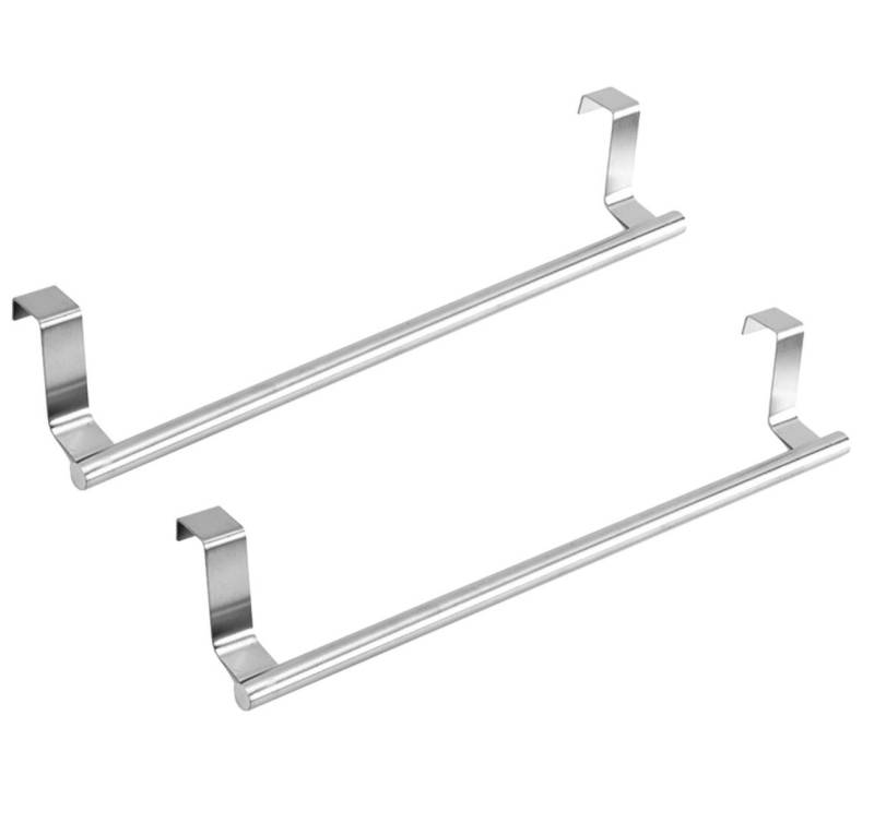 BAYLI Türgarderobe 2 x Geschirrtuchhalter zum Einhängen aus Edelstahl Küchenhandtuchhalte BAYLI Türgarderobe 2 x Geschirrtuchhalter zum Einhängen aus Edelstahl Küchenhandtuchhalte von Bayli