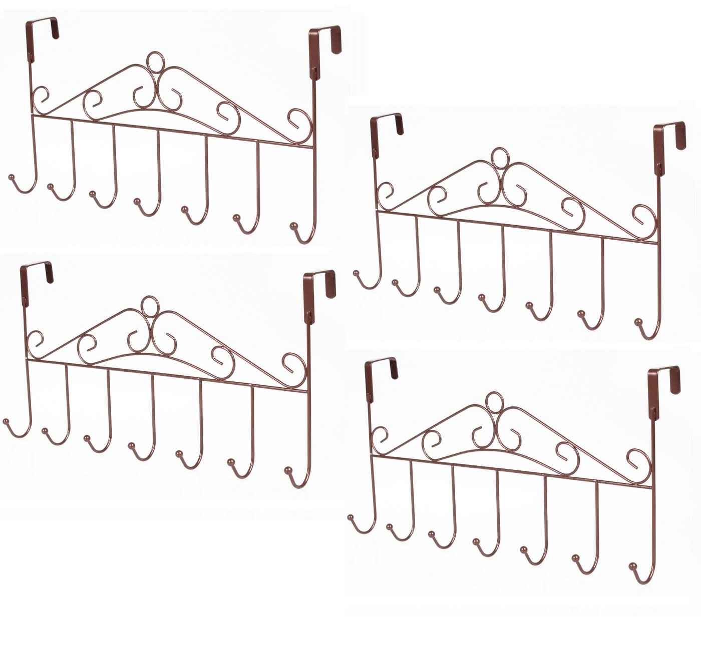 BAYLI Türgarderobe 4er Pack Türgarderobe zum Einhängen - 42,5 cm - Handtuchhalter - Bad BAYLI Türgarderobe 4er Pack Türgarderobe zum Einhängen - 42,5 cm - Handtuchhalter - Bad von BAYLI