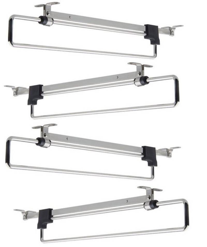 BAYLI Türgarderobe 4er Set Kleiderbügelhalter ausziehbar 30-55 cm, ausziehbare Kleiderst BAYLI Türgarderobe 4er Set Kleiderbügelhalter ausziehbar 30-55 cm, ausziehbare Kleiderst von BAYLI