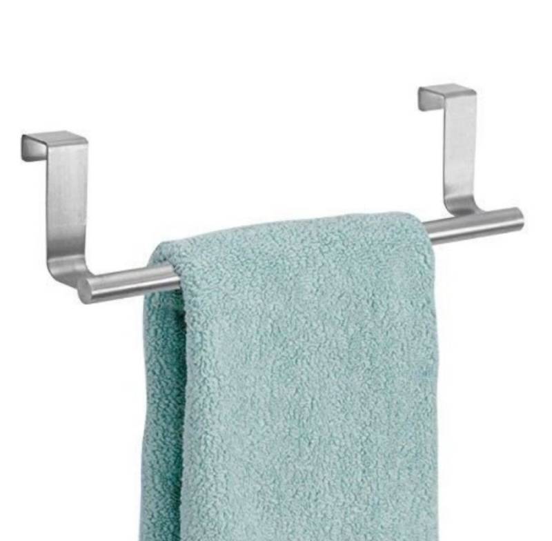 BAYLI Türgarderobe Geschirrtuchhalter zum Einhängen aus Edelstahl, Küchenhandtuchhalter BAYLI Türgarderobe Geschirrtuchhalter zum Einhängen aus Edelstahl, Küchenhandtuchhalter von BAYLI