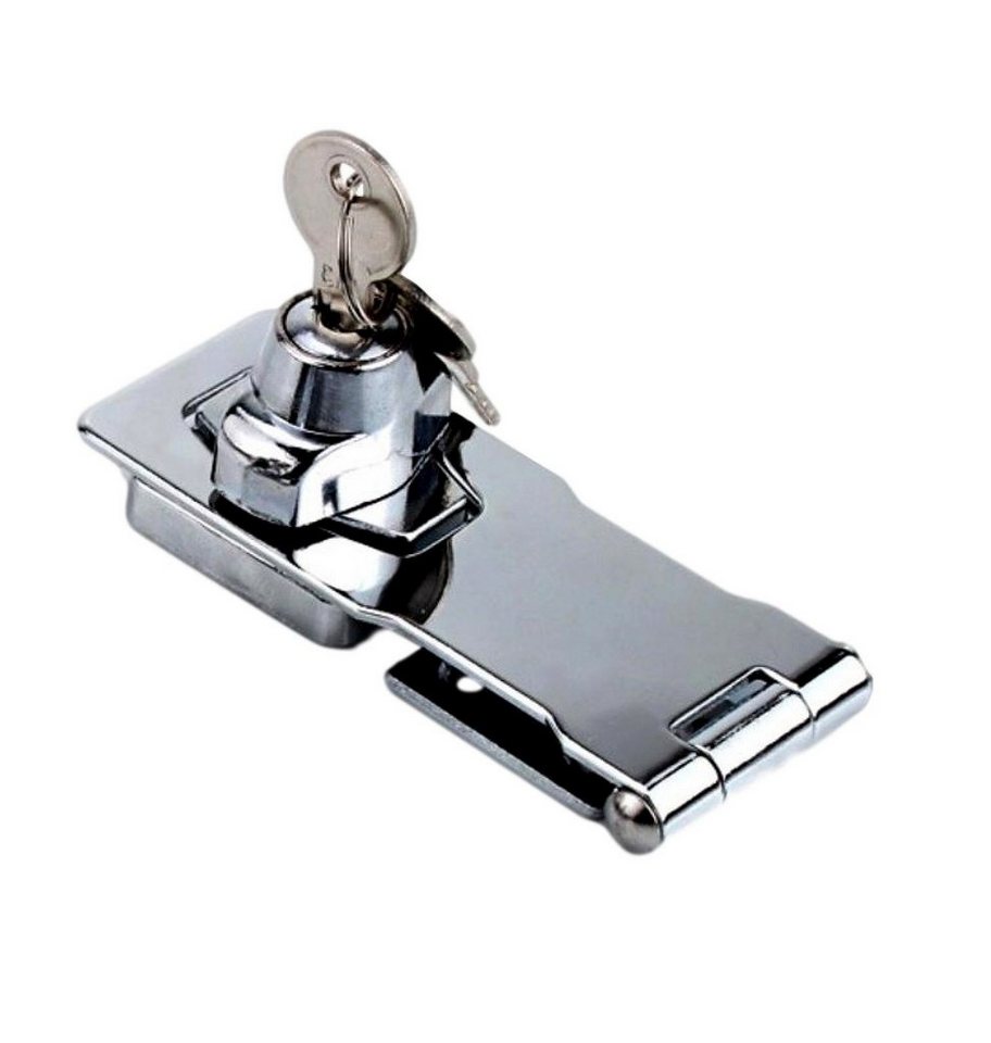 BAYLI Verschluss-Überfalle 105mm x 40mm abschließbare Überfalle mit Schloss und 2x Schlüssel BAYLI Verschluss-Überfalle 105mm x 40mm abschließbare Überfalle mit Schloss und 2x Schlüssel von BAYLI