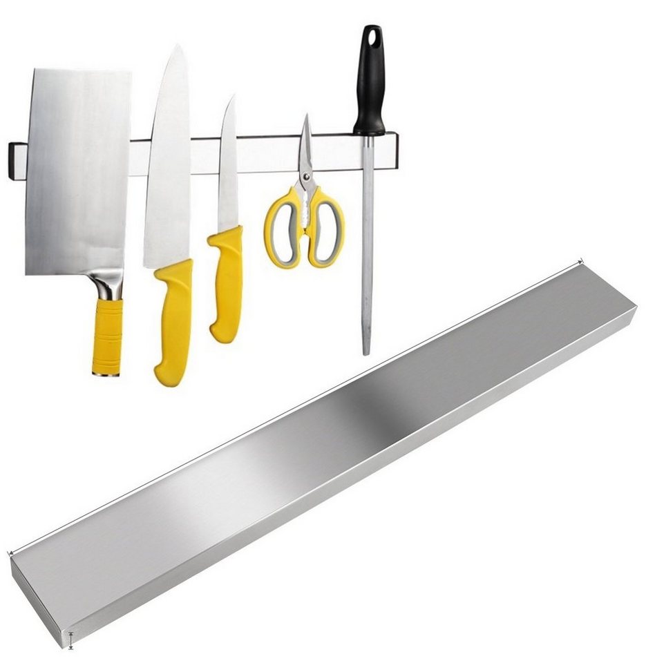 BAYLI Wand-Magnet Messerhalter 2er Set Magnetleiste selbstklebend 40cm - Messerleiste Edelstahl Ohne BAYLI Wand-Magnet Messerhalter 2er Set Magnetleiste selbstklebend 40cm - Messerleiste Edelstahl Ohne von BAYLI