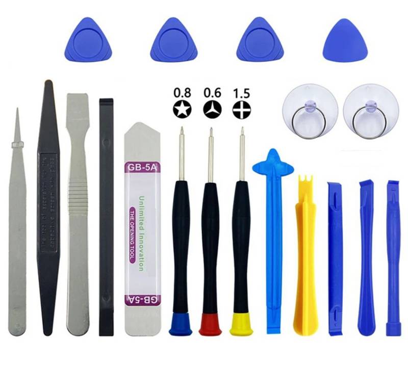 BAYLI Werkzeugkoffer 20 Teiliges Handy Reparatur Werkzeugset, Universal Feinmechaniker von BAYLI