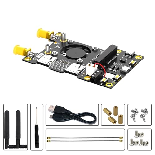 BAYORE 3G LTE Base HAT Für Raspberry Tinker Board Milchkühler Lüfter Automatische Verfärbung LED 3G Base HAT von BAYORE