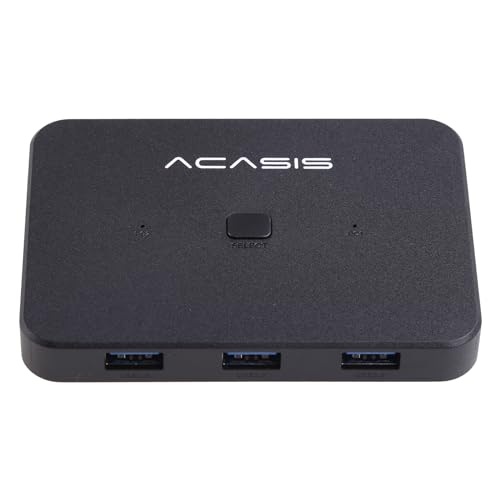 BAYORE 4K Umschalter 2 Computer Die Sich 1 Scanner Teilen 3X1 USB Tastatur von BAYORE
