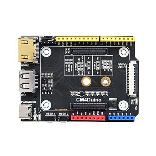 BAYORE Für CM4 Duino Erweiterungsplatine Unterstützt Ecology USB M2 NVME SSD Für RPI CM4 CM4-Duino Für Kompatible Basisplatine Für CM4 USB M.2 Unterstützt System von BAYORE