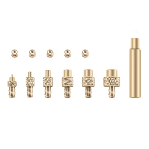 BAYORE Heat Set Einsatz Lötspitzen Adapter Installieren Gewinde Einsatz Mutter Lötkolben Für 3D Drucker Einsatz Mutter Hot Melt Werkzeug Metall Material von BAYORE