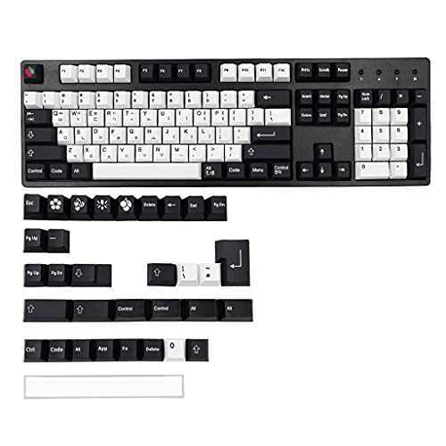 BAYORE Kirsche Thema Tastenkappe PBT Standard Farbsublimationsprozess Tastenkappe 137 Stück Kirschprofil Für Mx Schalter Gk61 64 68 96 108 137 Tastenkappen von BAYORE