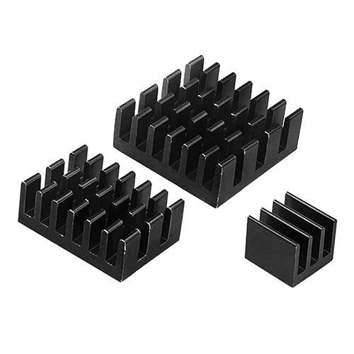 BAYORE Leiser Aluminium Kühlkörper Für Orange 3B Entwicklungsplatine Kühlkörper Läuft Reibungslos Metall Heizkörper Packung/3 Stück Metall Kühlkörper BAYORE Leiser Aluminium Kühlkörper Für Orange 3B Entwicklungsplatine Kühlkörper Läuft Reibungslos Metall Heizkörper Packung/3 Stück Metall Kühlkörper von BAYORE