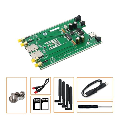 BAYORE M.2 NGFF 5G Modul Zu USB3.0 Adapter M.2 Kartenkonverter Board Mit 4 Antennenlüfter SIMCard 4 Antenne von BAYORE