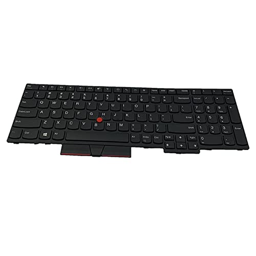 BAYORE US Laptop Tastatur Mit Englischen Buchstaben/Zeichen – Desktop Design In Voller Größe Für LenovoThinkpad P15S Laptop Lenovothinkpad von BAYORE