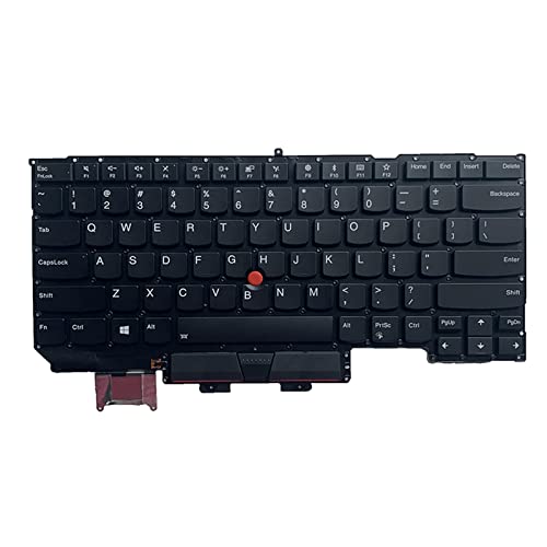 BAYORE US Laptop Tastatur Mit Englischen Buchstaben/Zeichen – Desktop Design In Voller Größe Für ThinkpadX1 Carbon 5. Generation 5 2017 US Layout Tastatur von BAYORE