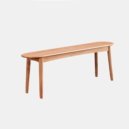 BAYTEWJX Esstischbank Modern,Holz Fußende Bettes Bank,Küchenbank Wohnzimmerbank,für Schlafzimmer Flur Eingang.(Original Wood,100x30x45cm) von BAYTEWJX