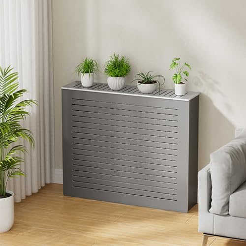BAYTEWJX Heizkörperabdeckung,Verkleidung Klimaanlage Außengerät,Heizung Abdeckung,mit Oberer Abdeckung,Regal über Heizkörper,Hohl und Atmungsaktiv,für Büro Flur Wohnzimmer Schlafzimmer. von BAYTEWJX