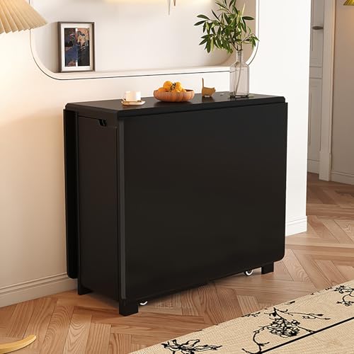 BAYTEWJX Klappbarer Esstisch Vielseitiger Tisch Platzsparender Esstisch für Küche Esszimmer Wohnzimmer Restaurant Einfach zu Montieren.(120x80x76cm) von BAYTEWJX